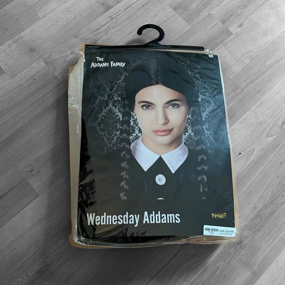 Wednesday Addams Addams Family Adult Halloween Braided Wig New In Package